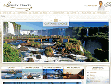 Tablet Screenshot of luxurytravel.com.au